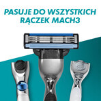 Gillette Mach 3, vervangingspatronen, 5 stuks