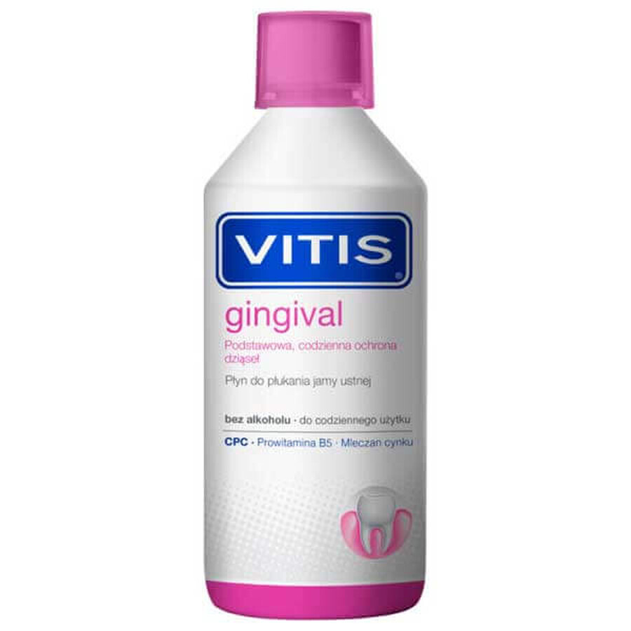 Vitis Gingival, mouthwash, alcohol-free, 500 ml