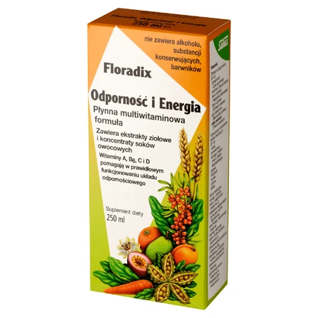 Floradix Immunity and Energy, 250 ml