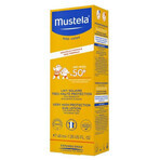 Mustela Sun set, Baby onderweg - huid met neiging tot atopie, zonnemelk, SPF 50, 40 ml + Stelatopia, gezichtscrème, 40 ml