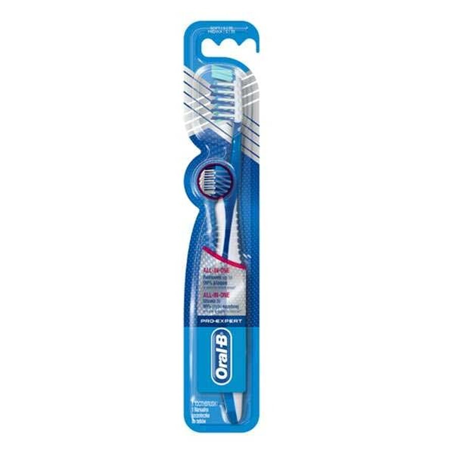 Oral-B, Pro-Expert All In One, brosse à dents souple, 1 pièce