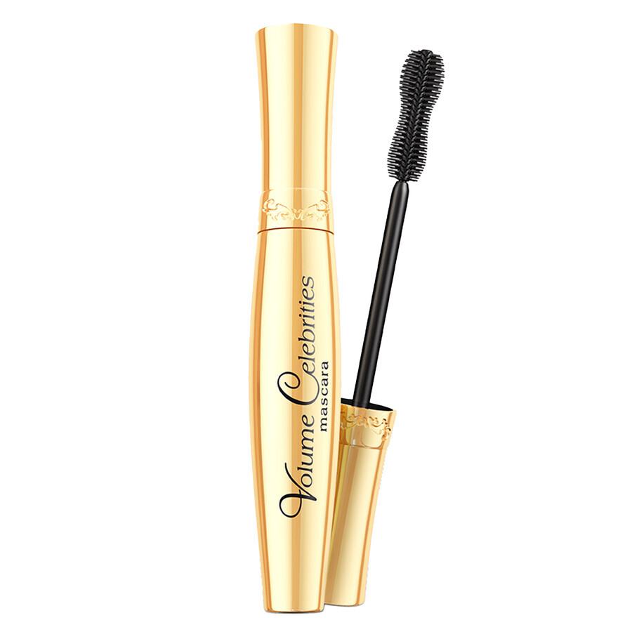 Eveline Cosmetics Volume Celebrities, verdikkende en krullende mascara, 7 ml