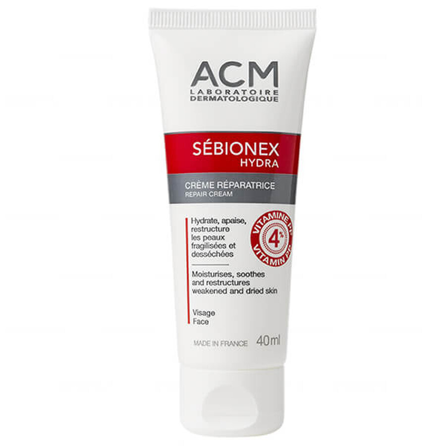 ACM Sebionex Hydra, crema para pieles deshidratadas y secas, 40 ml