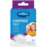 Cosmos Aqua, waterbestendige pleisters met verband, 20 stuks