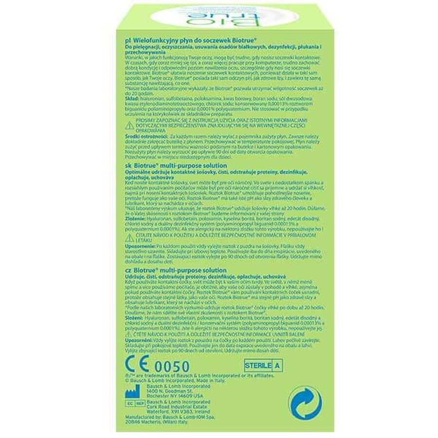 Biotrue, lenzenvloeistof, 100 ml