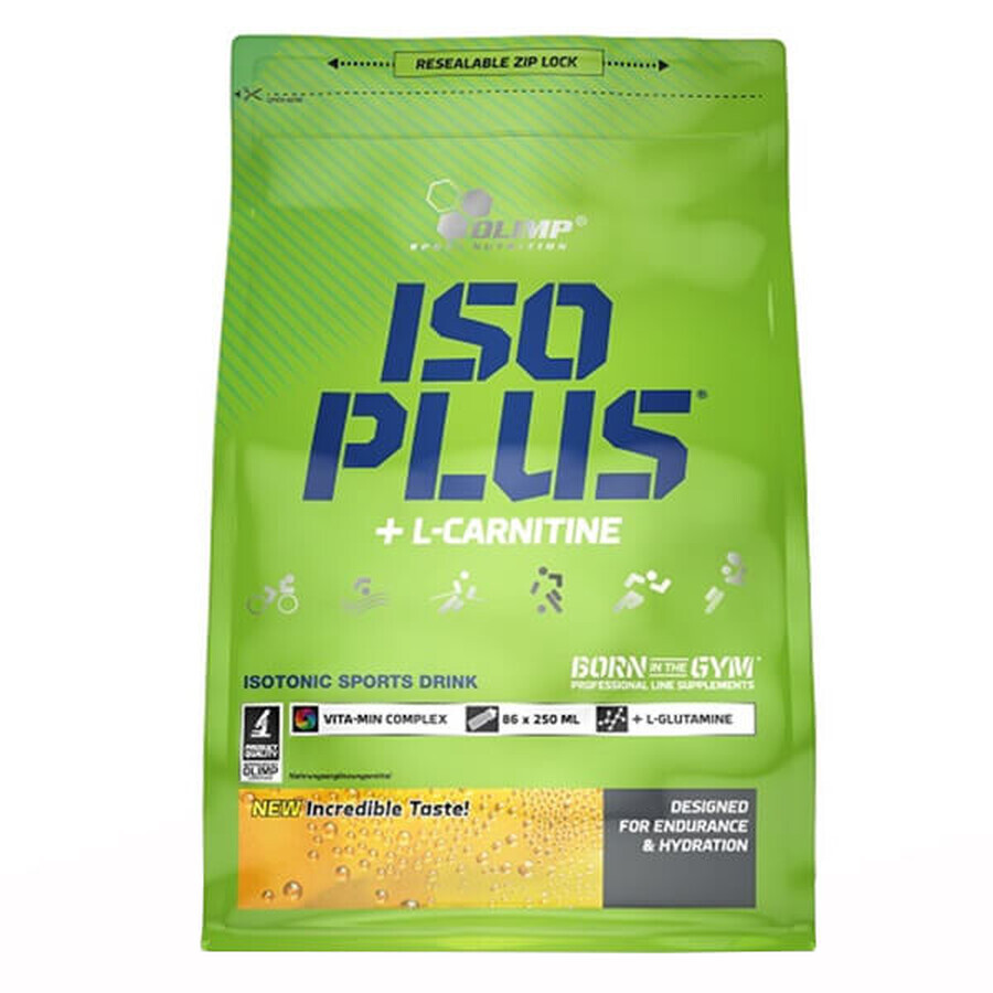 Olimp, ISO Plus Poeder, sinaasappel, 1505 g