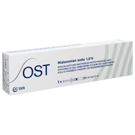 OST 20 mg/ 2 ml, injectable solution, syringe 2 ml x 1 ampoule