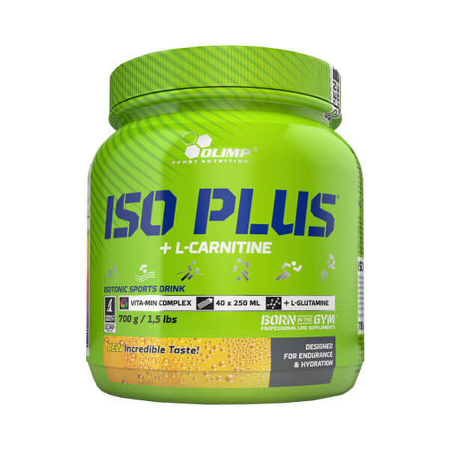 Olimp, ISO Plus Polvere, arancia, 700 g