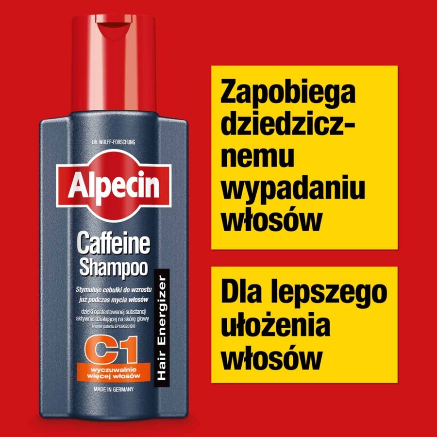 Alpecin Cafeïne, haarshampoo C1, 250 ml