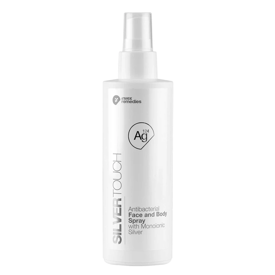Invex Remedies Silver Touch, antibakterielle Gesichts- und Körperlotion mit Ag124 monoionischem Silber, 200 ml