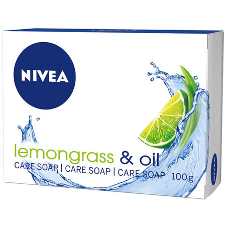 Nivea, săpun hrănitor, lemongrass și ulei, 100 g