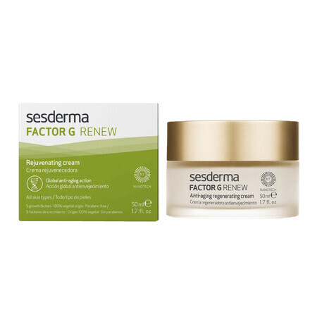 Sesderma Factor G Renew, crème rajeunissante pour le visage, 50 ml