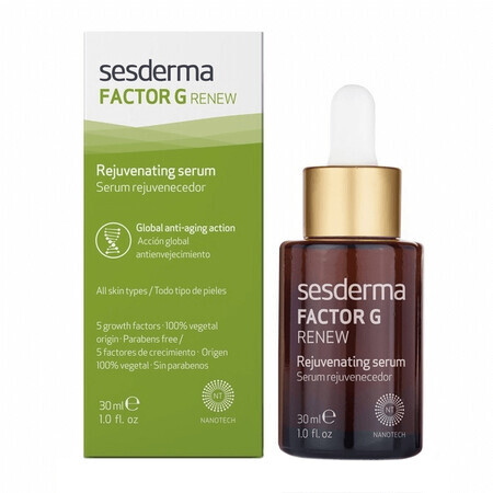 Kit Sesderma Factor G Renew, cremă de față întineritoare, 50 ml + ser întineritor, 30 ml