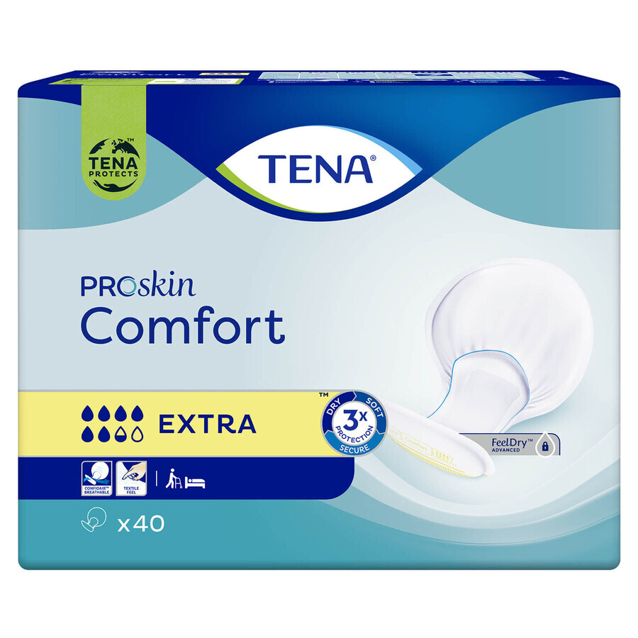 Tena Comfort ProSkin, anatomical diapers, Extra, 40 pcs