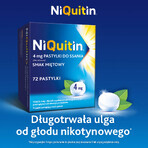 NiQuitin 4 mg, peppermint flavor, 72 tablets