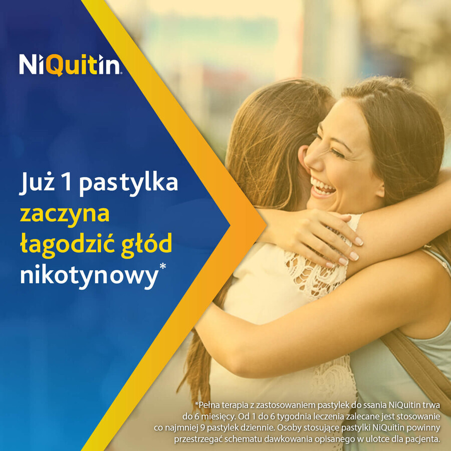 NiQuitin 4 mg, peppermint flavor, 72 tablets