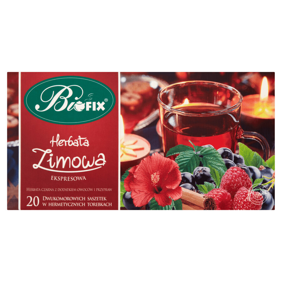 Bi Fix, Té Premium de Frutas de Invierno, 20 bolsitas