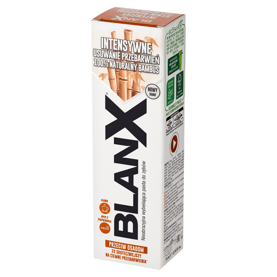 BlanX Anti-deposit whitening toothpaste, 75 ml