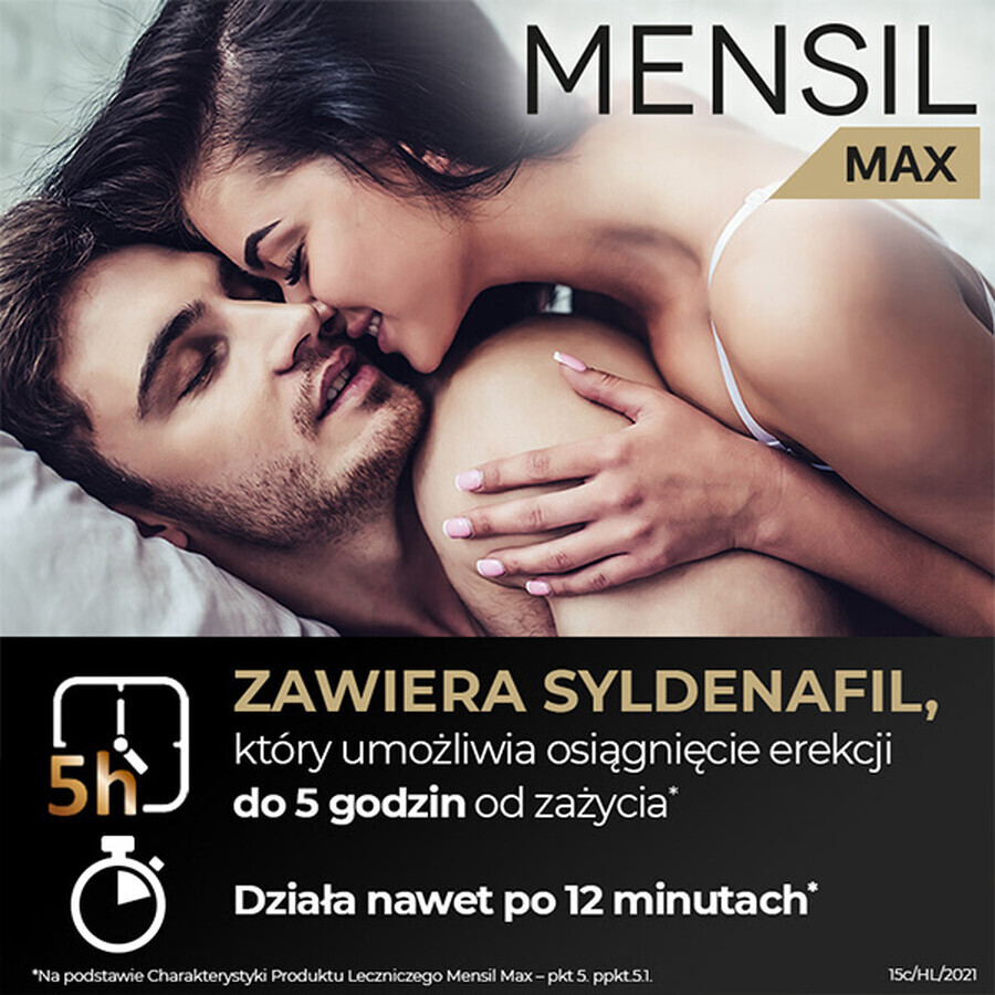 Mensil Max 50 mg, 4 chewable tablets