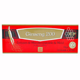 Ginseng 200, ginseng, koninginnengelei en honing, 10 flesjes van elk 10 ml