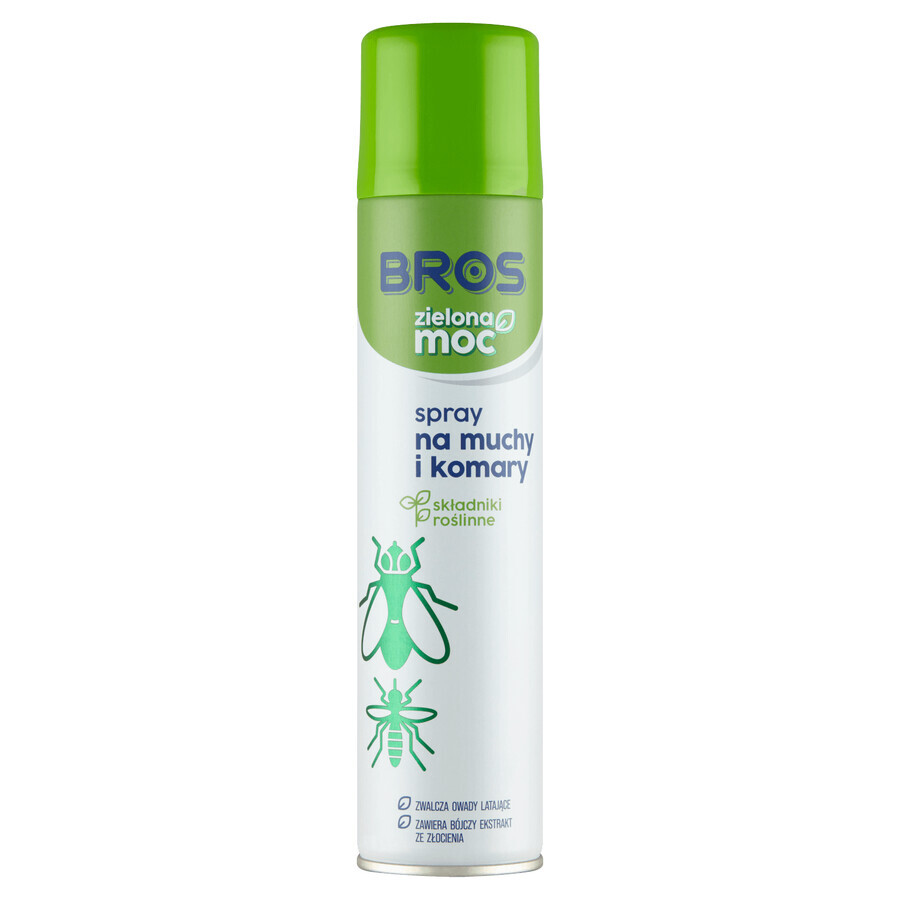 Bros Green Power, vliegen- en muggenspray, 300 ml