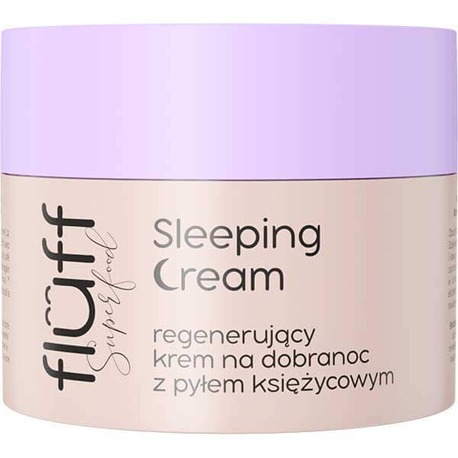 Fluff Superfood, Crème de sommeil réparatrice, 50 ml