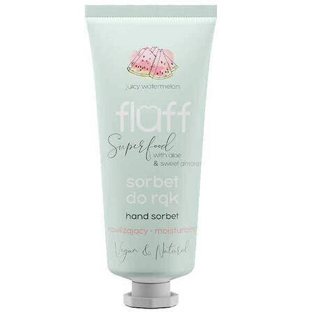 Fluff Superfood, sorbet pour les mains, pastèque juteuse, 50 ml