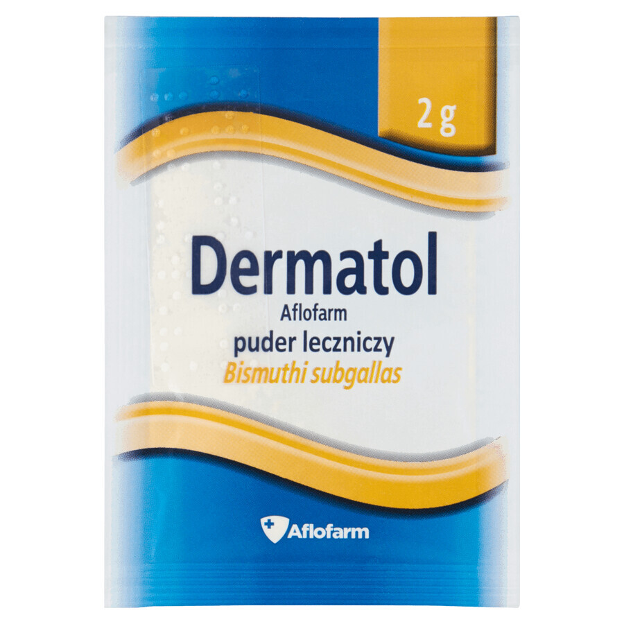 Dermatol Aflofarm, medizinisches Pulver, 2 g x 1 Beutel