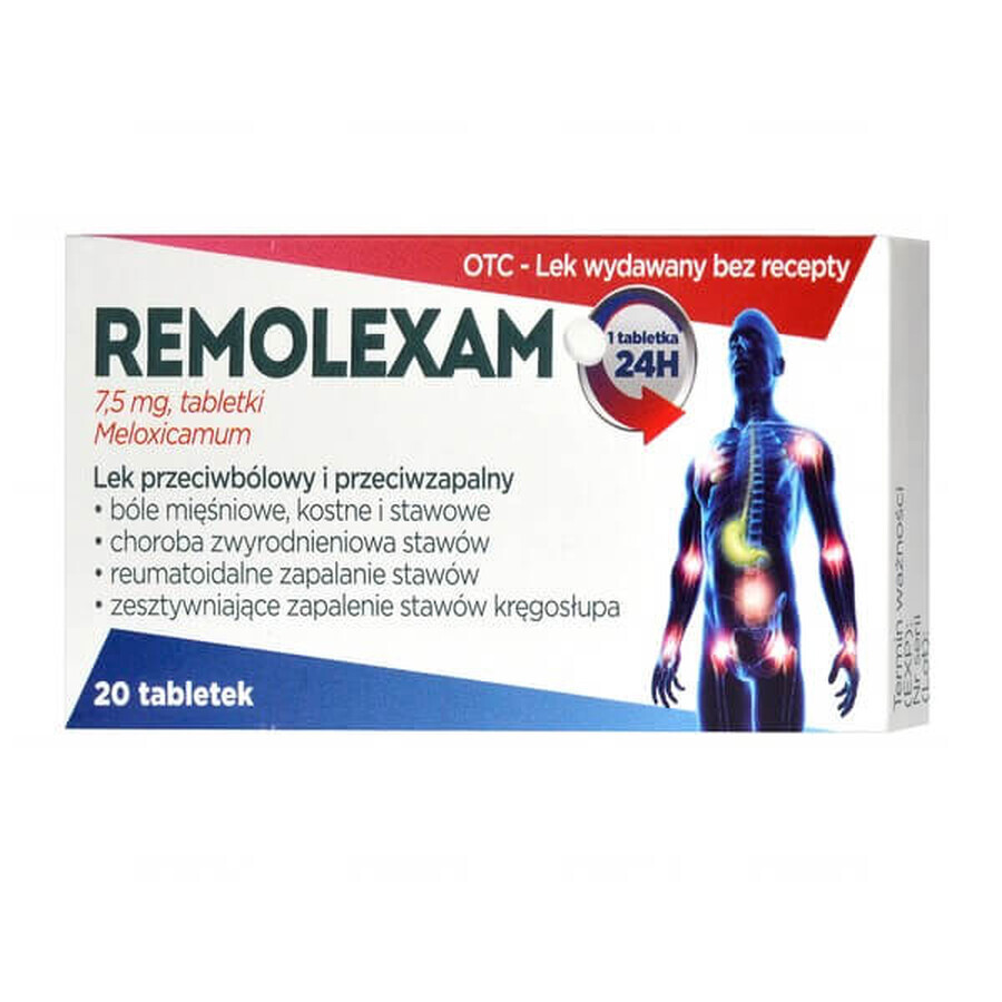 Remolexam 7,5 mg, 20 tabletten