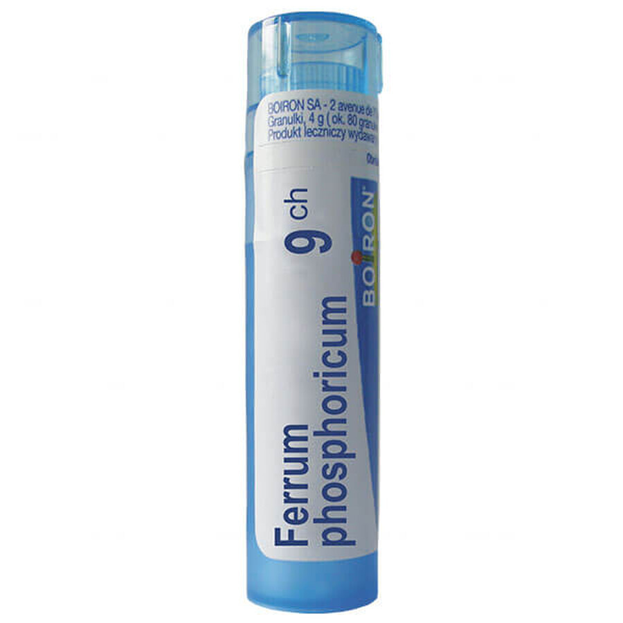 Boiron, Ferrum phosphoricum 9 CH, korrels, 4 g