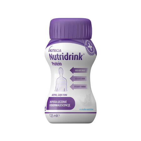 Nutridrink Eiwit, neutrale smaak, 4 x 125 ml