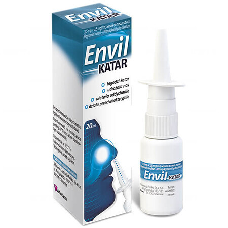 Envil Katar (1,5 mg + 2,5 mg)/ ml, Nasenspray, 20 ml