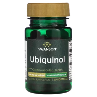 Swanson Ubiquinol 200 mg, co-enzym Q10, 30 capsules