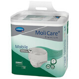 MoliCare Premium Mobile, Windeln, Größe L, 100-150 cm, 5 Tropfen, 14 Stück