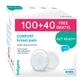 BabyOno, borstkompressen, Comfort, 100 stuks + 40 stuks gratis