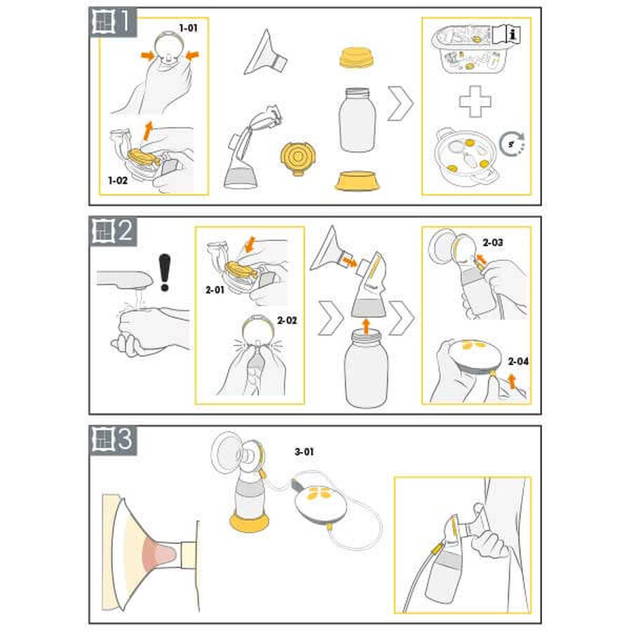 Medela Solo, elektrische borstkolf, enkelvoudig, bifasisch, 1 st.