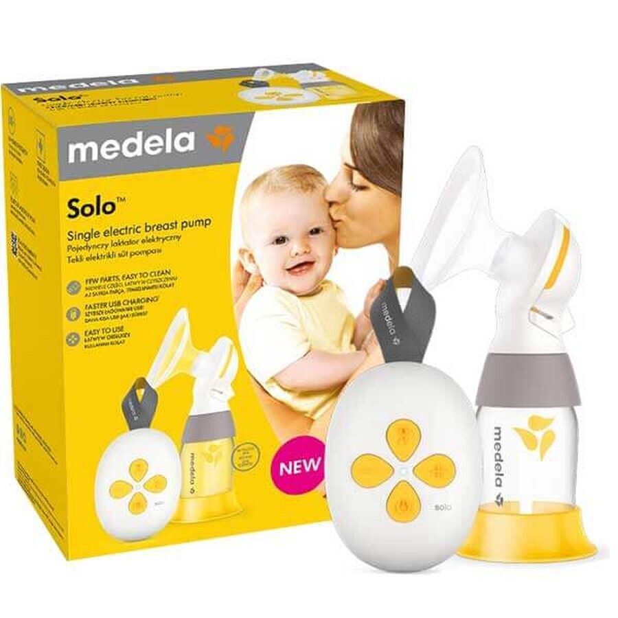 Medela Solo, elektrische borstkolf, enkelvoudig, bifasisch, 1 st.