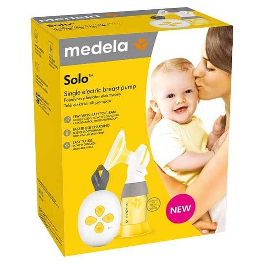 Medela Solo, elektrische borstkolf, enkelvoudig, bifasisch, 1 st.