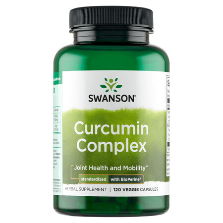 Swanson Curcumin Complex, 120 plantaardige capsules