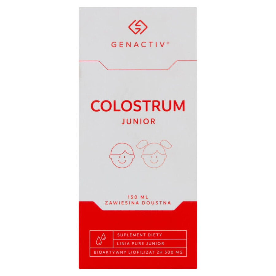 Genactiv Junior Colostrum, orale suspensie, 150 ml