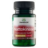 Swanson Nattokinase, nattokinase 2000 FU 100 mg, 30 capsule