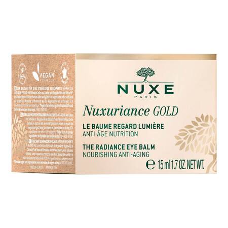 Nuxe Nuxuriance Gold, Verhelderende oogbalsem, droge huid, 15 ml