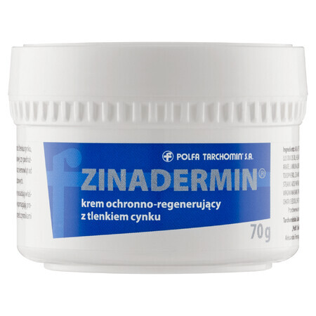 Zinadermin, beschermende en regenererende crème met zinkoxide, 70 g