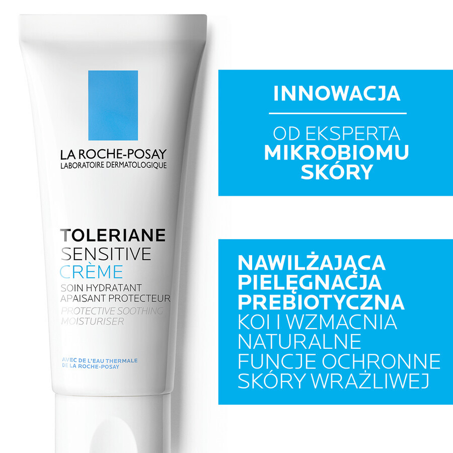 La Roche-Posay Toleriane Sensitive, vochtinbrengende crème, 40 ml