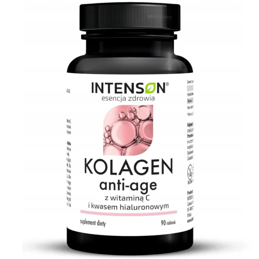 Intenson Collagen Anti-Age + Hyaluron + Vitamin C, 90 tablets