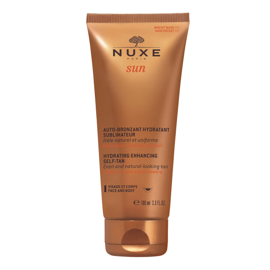 Nuxe Sun, silky self-tan lotion for face and body, 100 ml