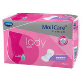 MoliCare Premium Lady Pad, anatomical absorbent pads, 4.5 drops, 14 pieces