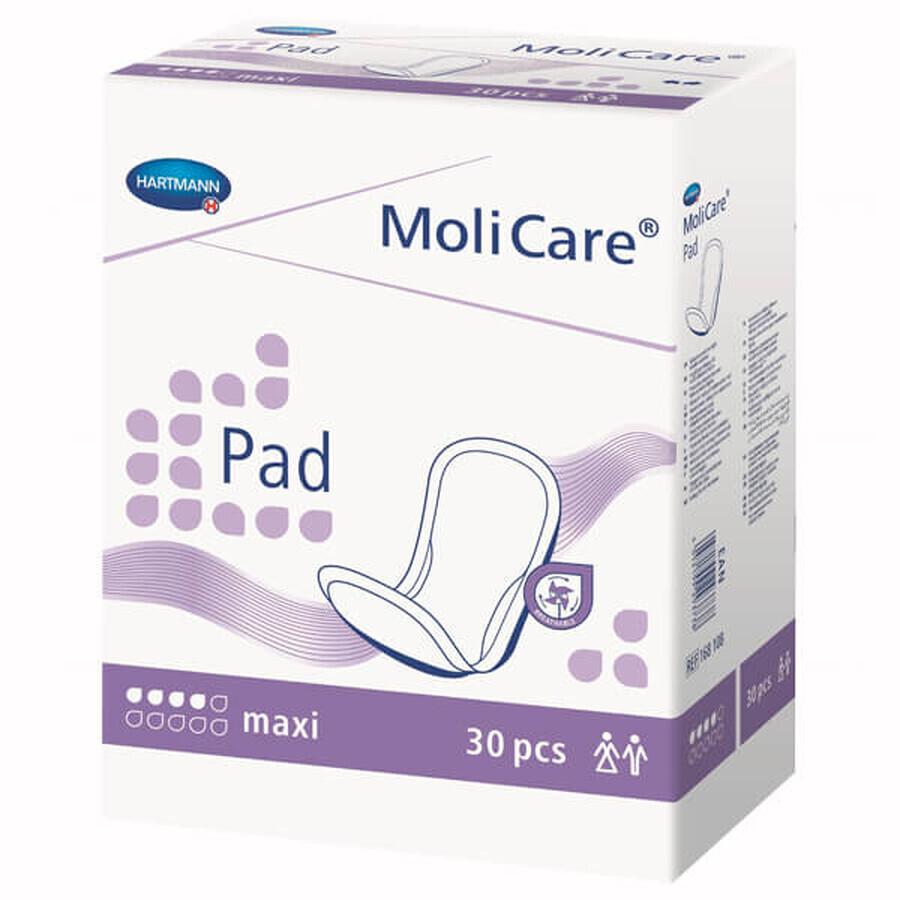 MoliCare Pad, absorberend kompres, maxi, 4 druppels, 30 stuks