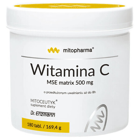 Mito-Pharma Vitamine C MSE Matrix 500 mg, 180 tabletten