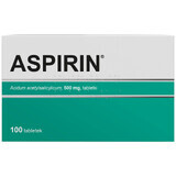 Aspirin 500 mg, 100 tablets (parallel import)